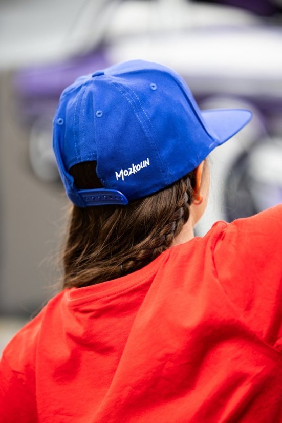 Snapback Mozkoun modrá - Velikost: UNI