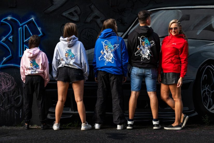 Mikina Mozkoun červená - Velikost: S