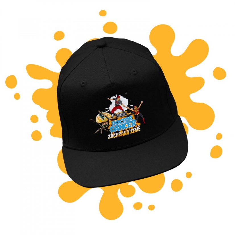 Snapback komiks černá