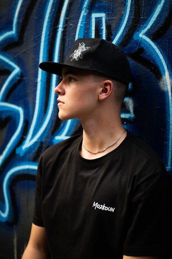 Snapback Mozkoun modrá - Velikost: UNI