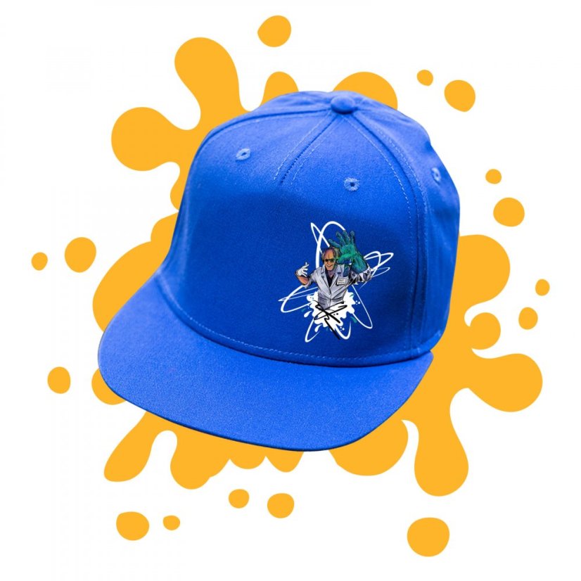 Snapback Mozkoun modrá - Velikost: UNI