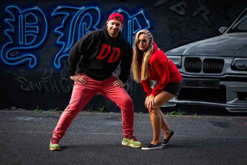 Mikina original DD dětská černá