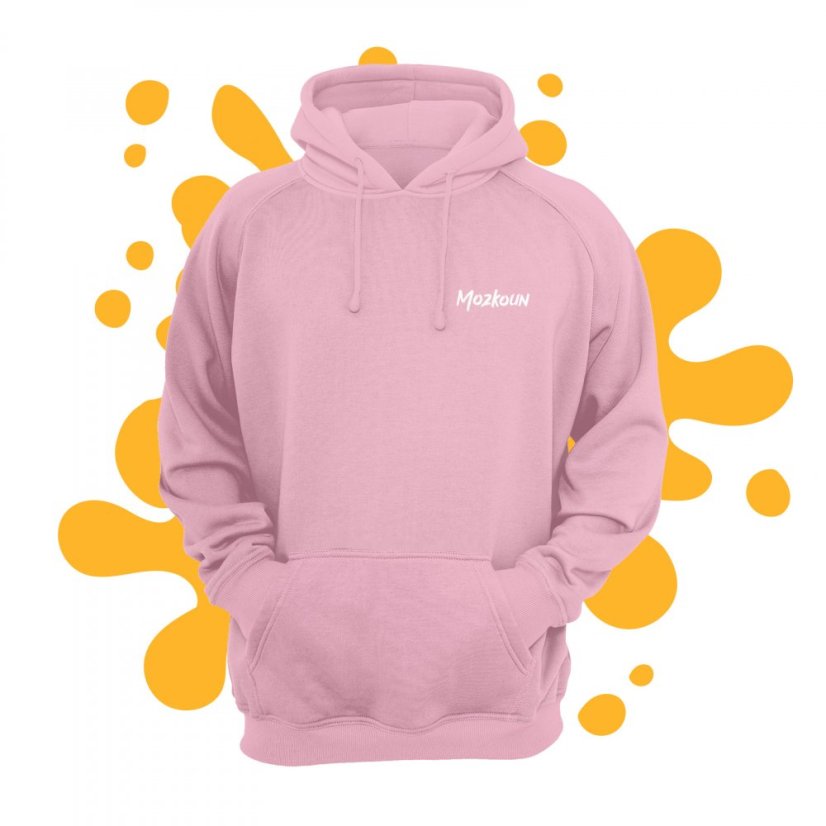 Mikina Mozkoun růžová - Velikost: M