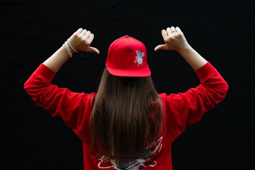 Snapback Mozkoun modrá - Velikost: UNI