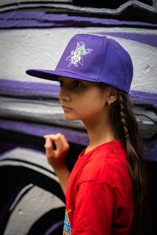 Snapback Mozkoun fialová