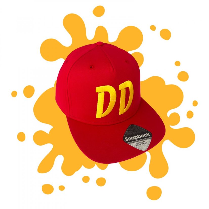 Snapback original DD červená - Velikost: UNI