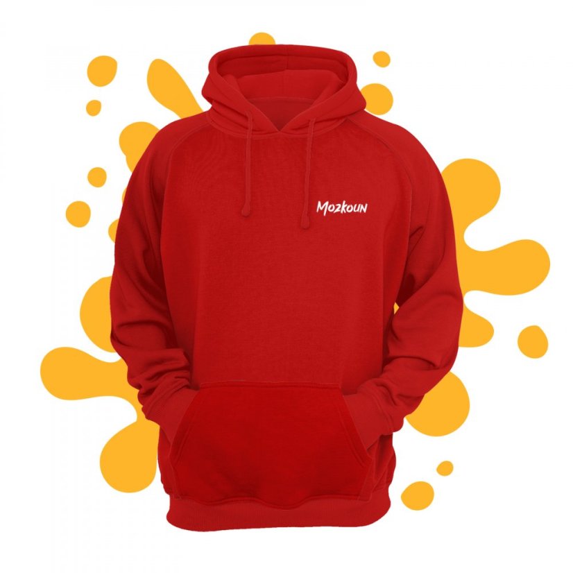 Mikina Mozkoun červená - Velikost: S