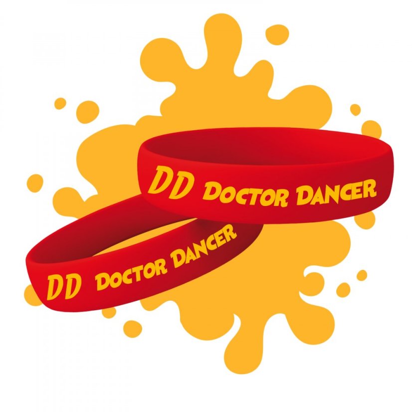 Náramek DD červený