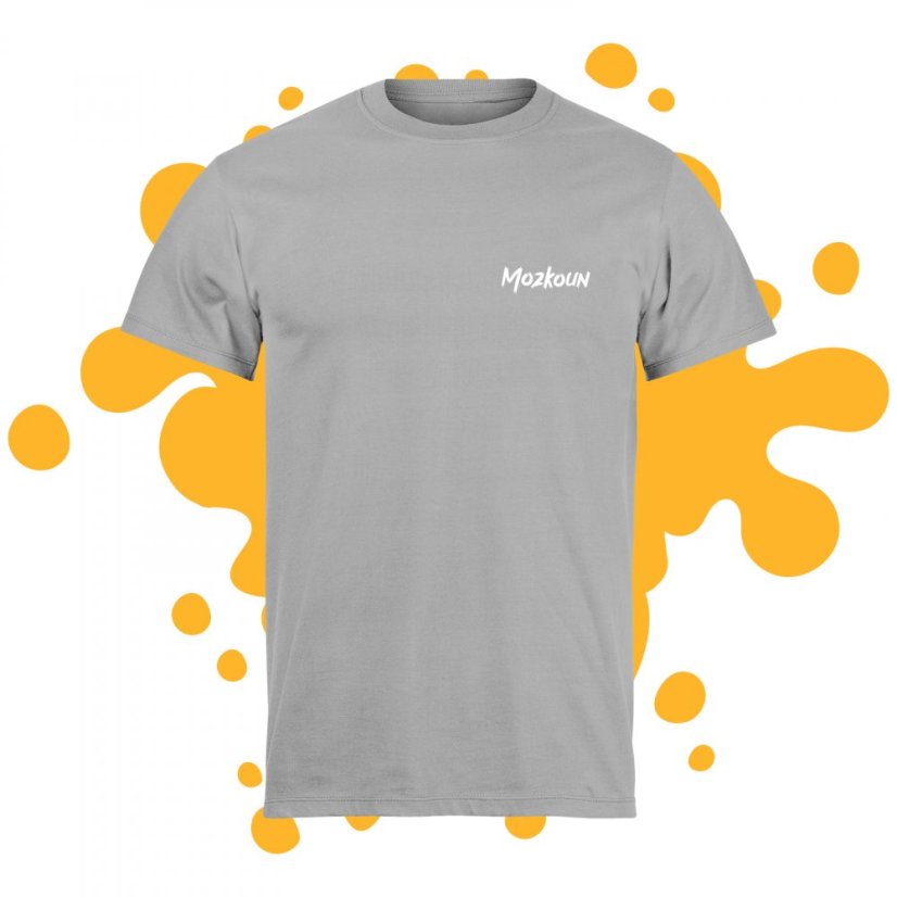 Tričko Mozkoun šedé
