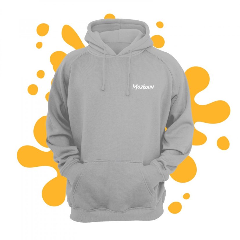 Mikina Mozkoun šedá - Velikost: M