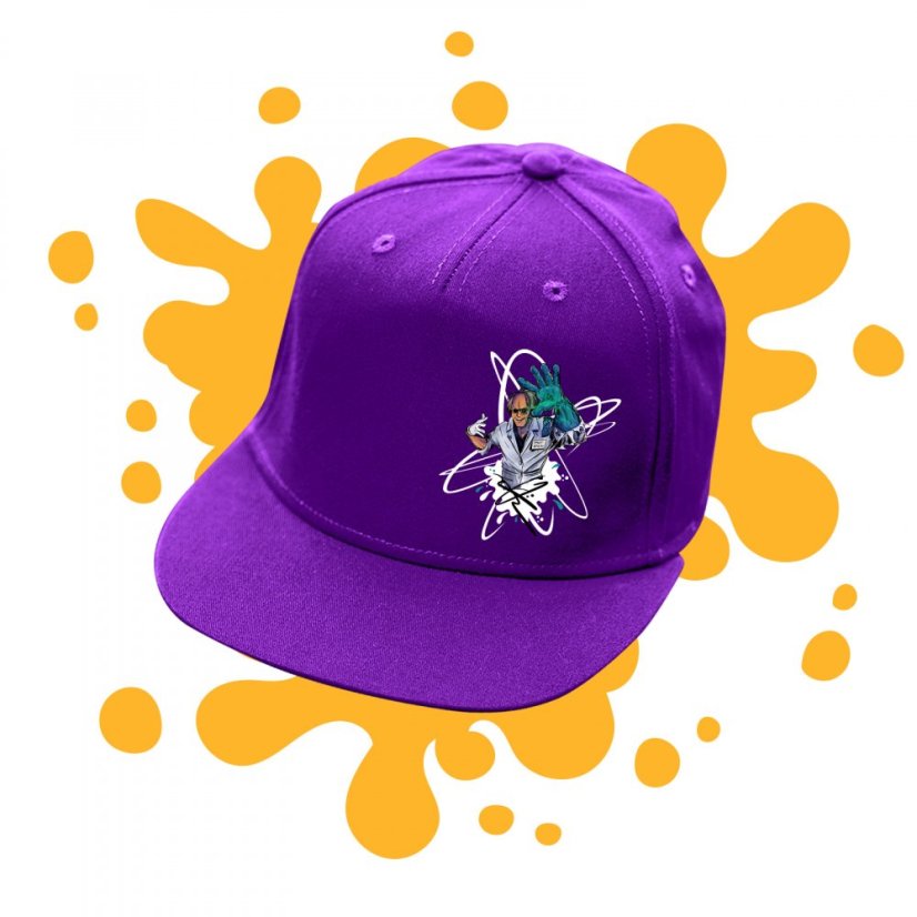 Snapback Mozkoun fialová - Velikost: UNI