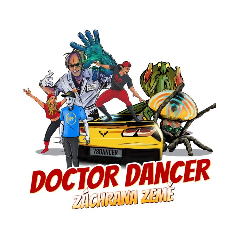 Tričko komiks bílé 2025 - Velikost: XXL