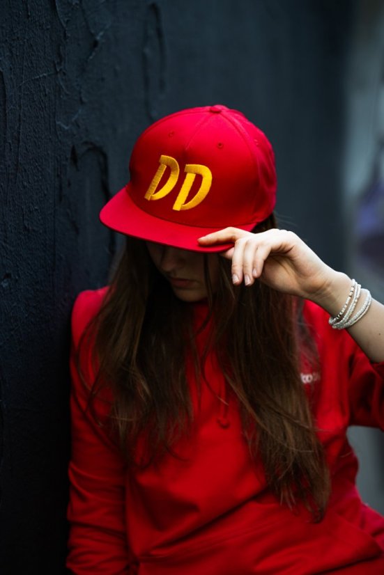 Snapback original DD červená - Velikost: UNI