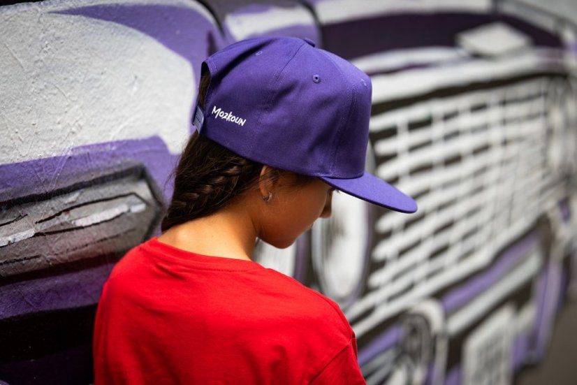 Snapback Mozkoun modrá - Velikost: UNI