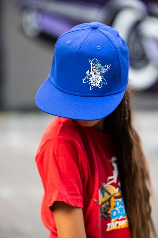 Snapback Mozkoun modrá - Velikost: UNI