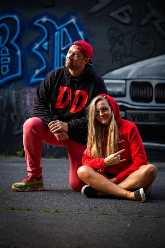 Mikina original DD dětská černá - Velikost: děti 3 - 4 let