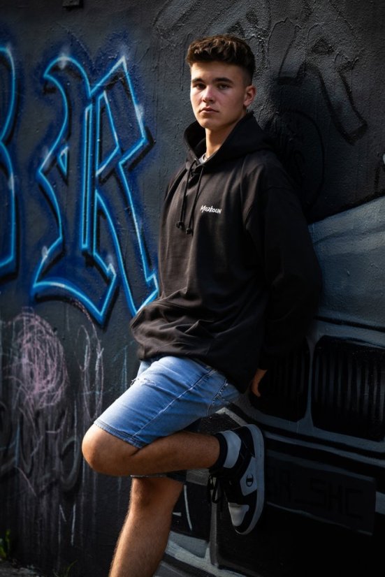 Mikina Mozkoun červená - Velikost: S