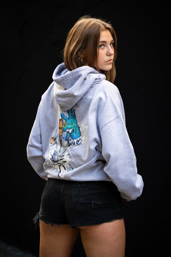 Mikina Mozkoun červená - Velikost: S