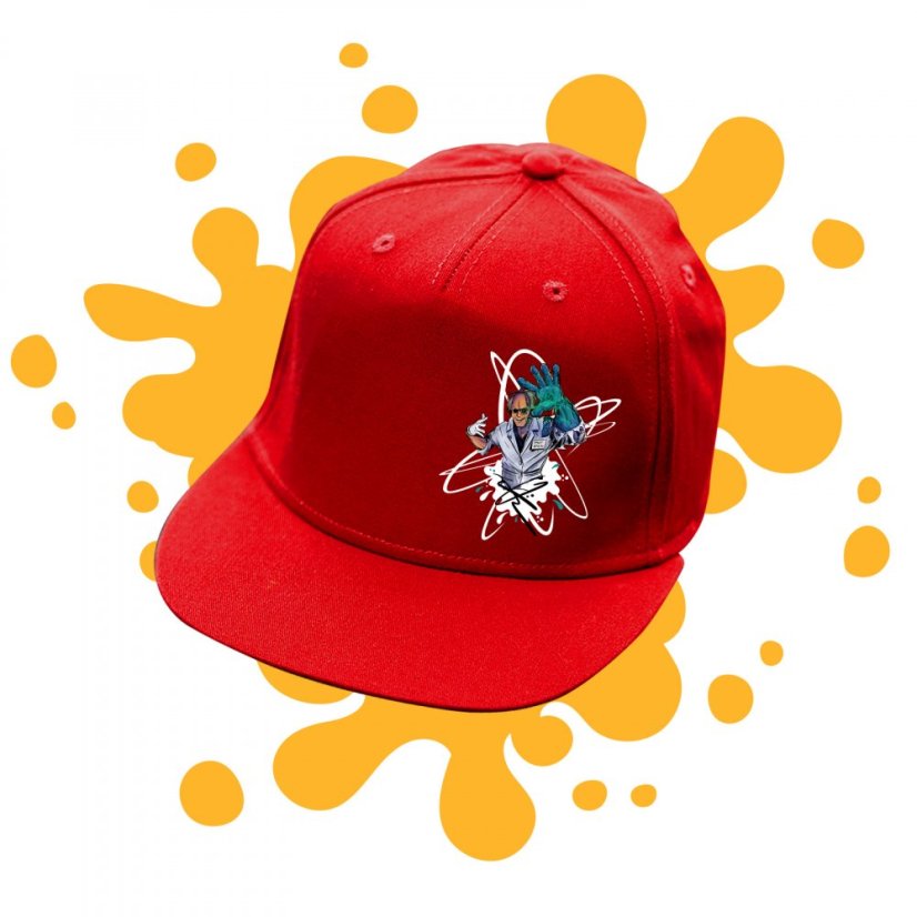 Snapback Mozkoun červená - Velikost: UNI