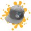 Snapback Mozkoun šedá