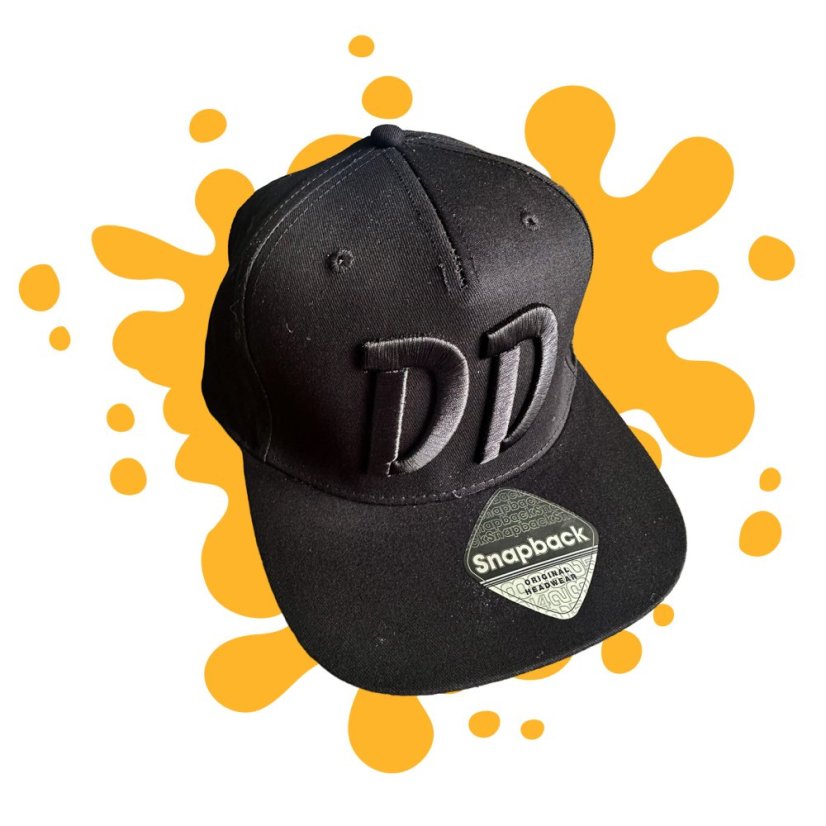 Snapback original DD 3D černá - Velikost: UNI